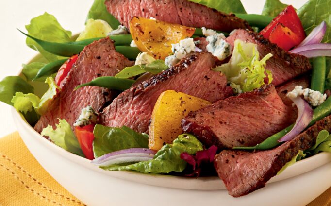 Champagne Steak Salad with Blue Cheese