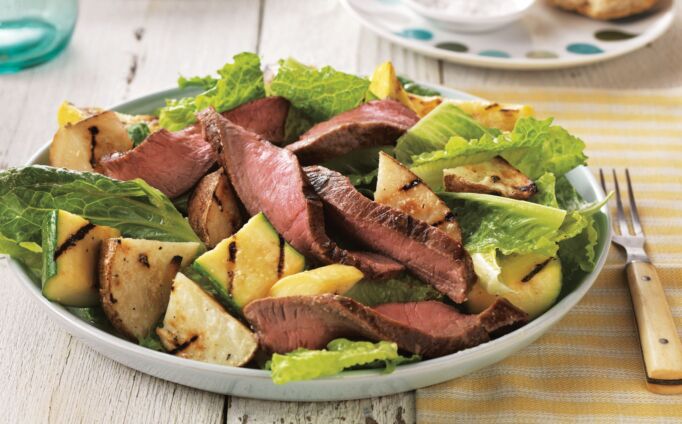 Sizzling Steak and Potato Salad