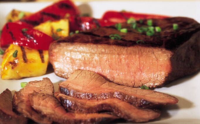 Teriyaki-Marinated Beef Steak